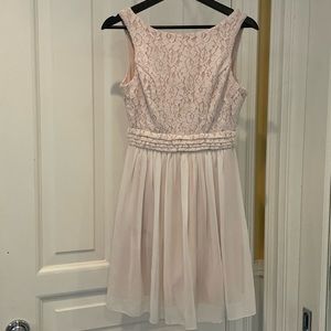 Speechless Pink Sparkly Prom Dress